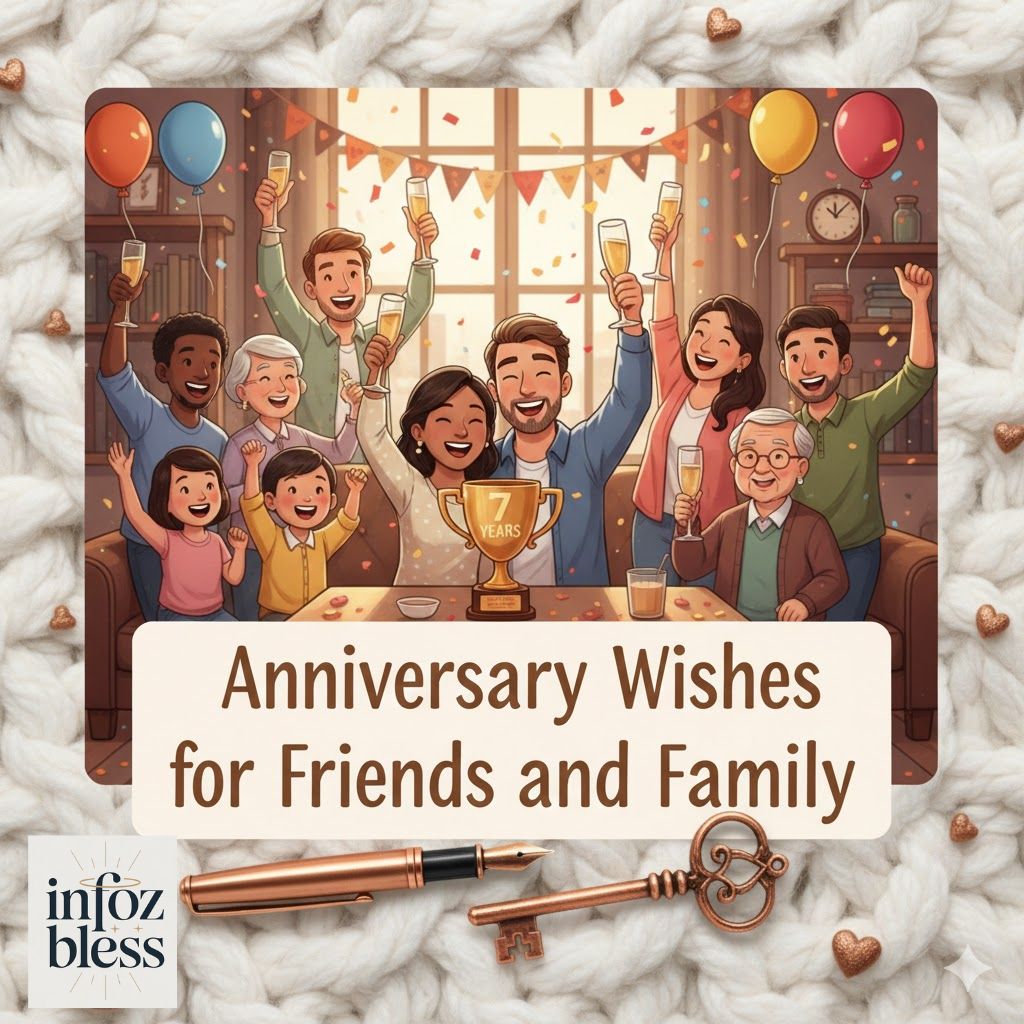 Anniversary Wishes for Friends and Family