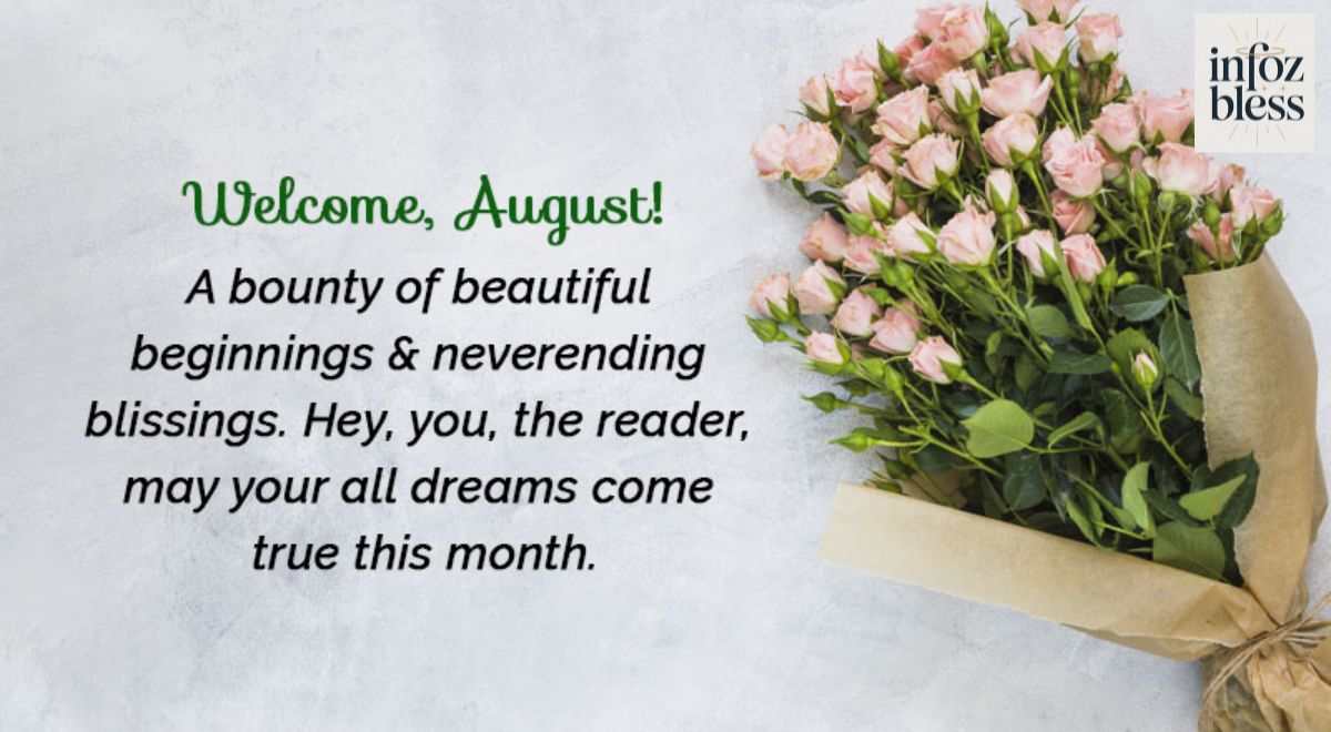 Inspirational First Day of August Quotes 