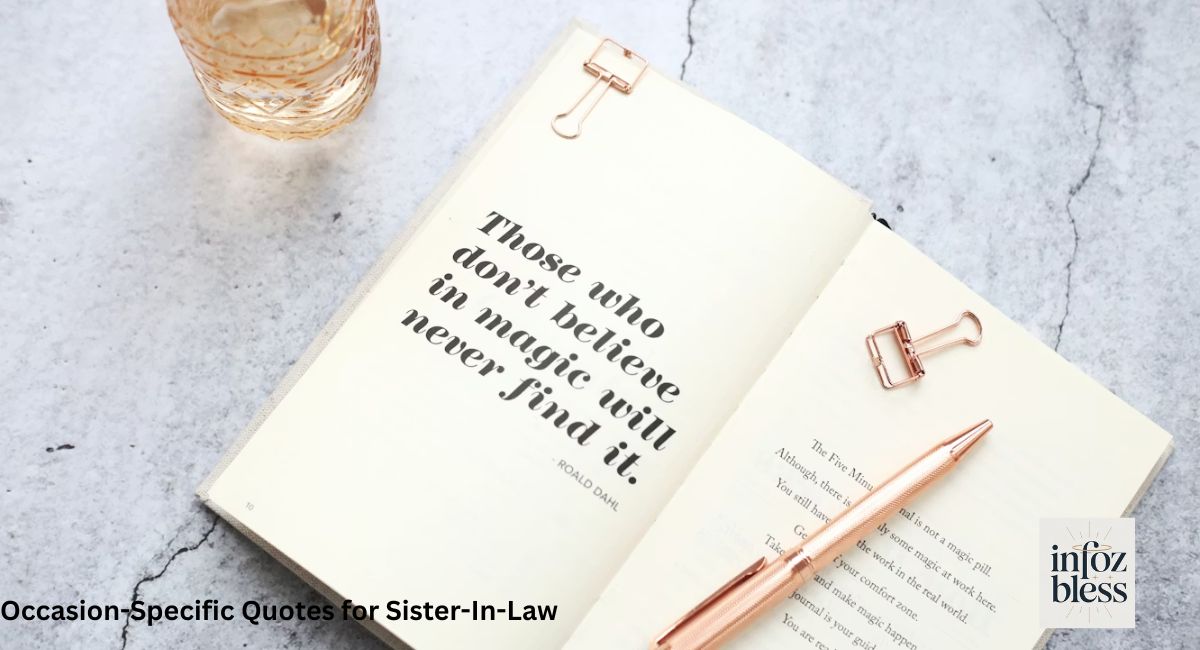 Occasion-Specific Quotes for Sister-In-Law