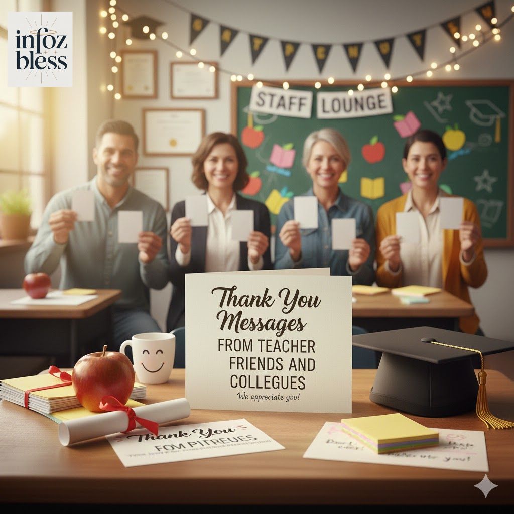 Thank You Messages from Teacher Friends and Colleagues