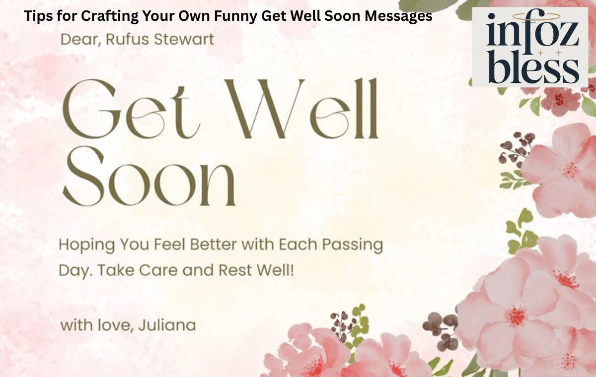 Tips for Crafting Your Own Funny Get Well Soon Messages