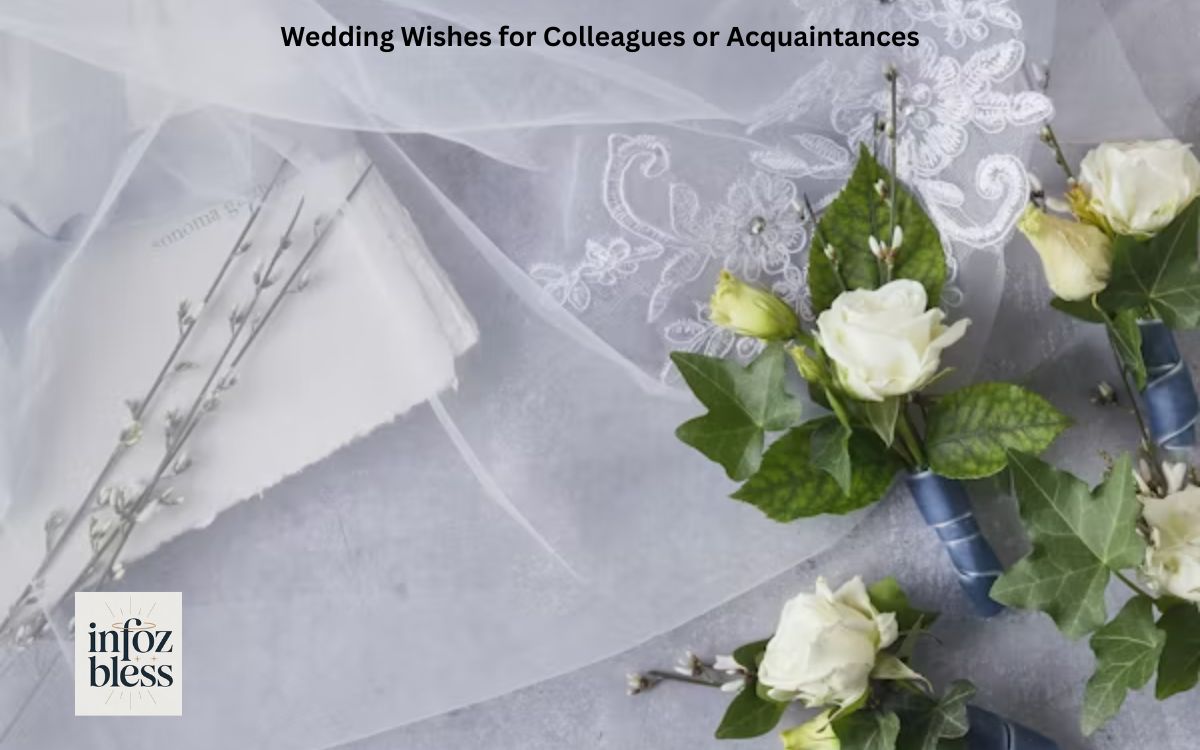 Wedding Wishes for Colleagues or Acquaintances