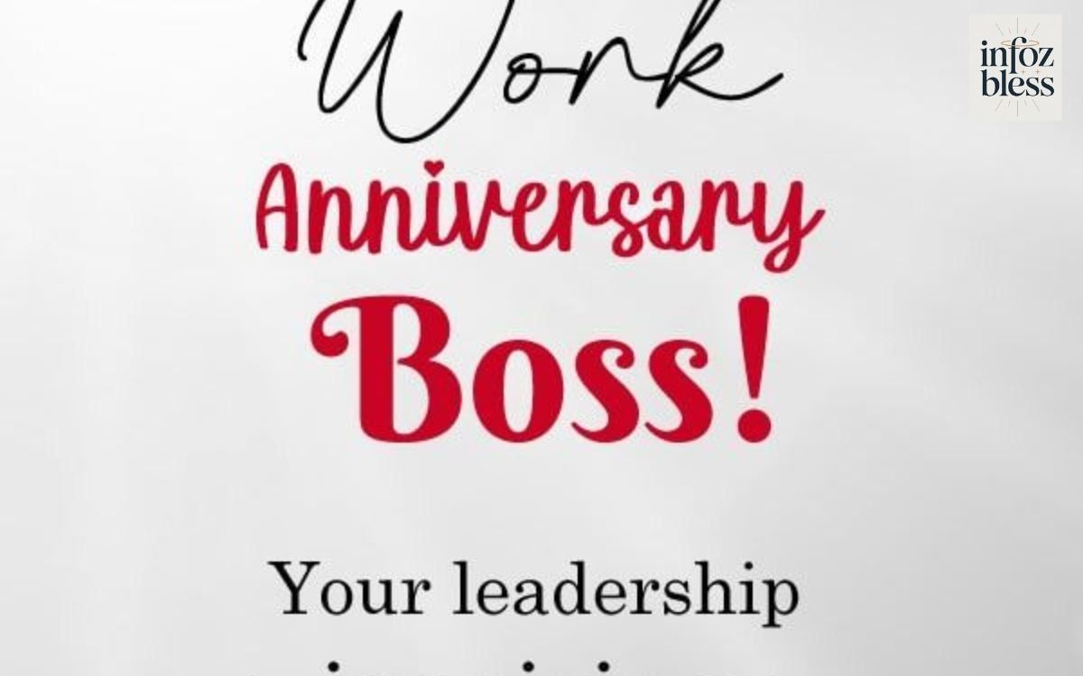 Work Anniversary Wishes for Managers and Bosses