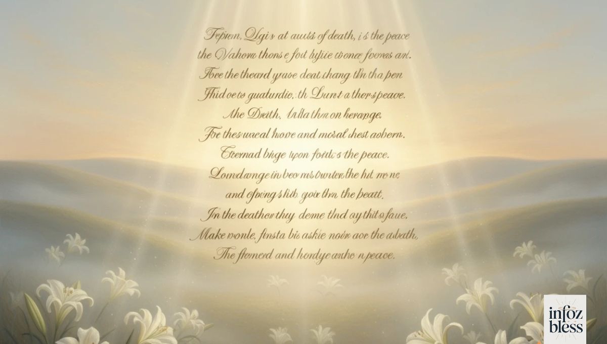 Bible Verses About Death, Eternal Rest, and Peace