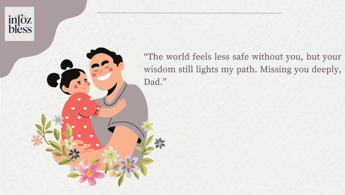 Father Death Anniversary Quotes from Daughter & Son