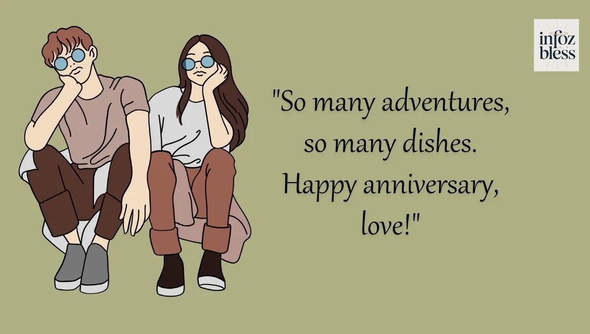  Funny and Lighthearted Anniversary Wishes