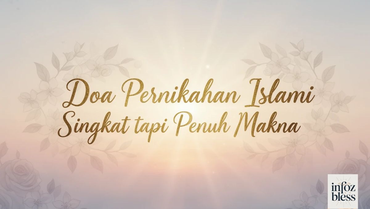 Doa Pernikahan Islami Singkat tapi Penuh Makna