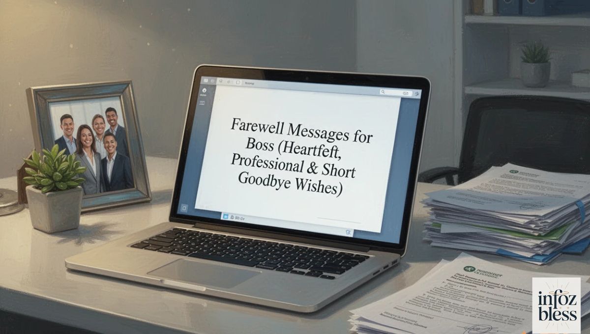 Farewell Messages for Boss (Heartfelt, Professional & Short Goodbye Wishes)