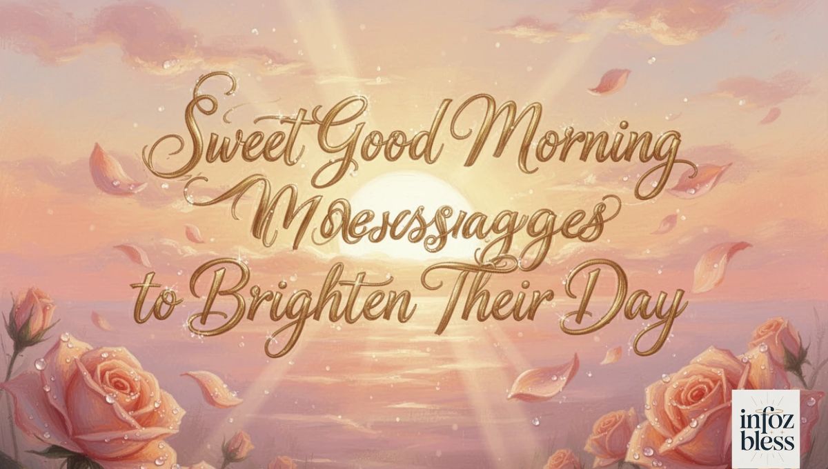 Sweet Good Morning Messages to Brighten Their Day