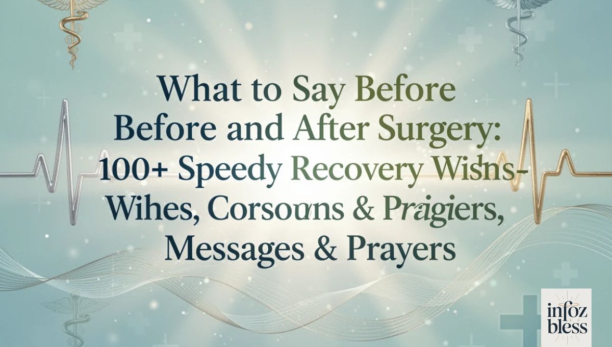 What to Say Before and After Surgery: 100+ Speedy Recovery Wishes, Messages & Prayers