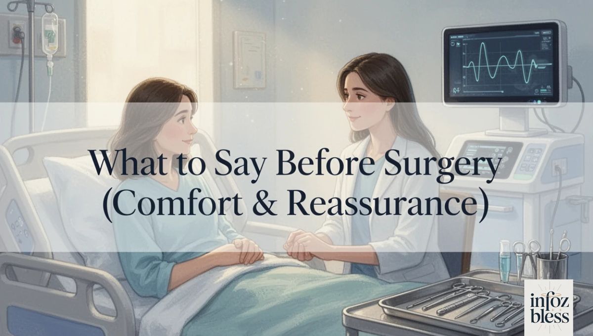 What to Say Before Surgery (Comfort & Reassurance)