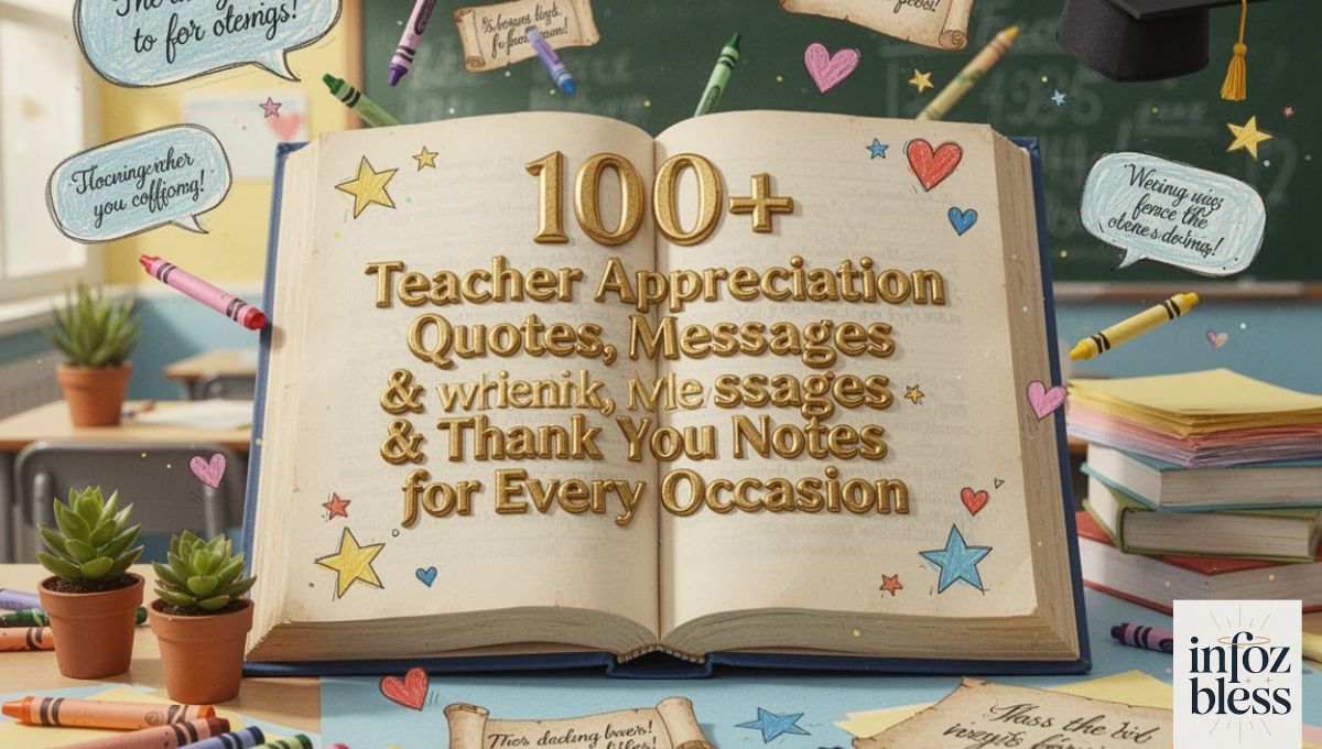 100+ Teacher Appreciation Quotes, Messages & Thank You Notes for Every Occasion
