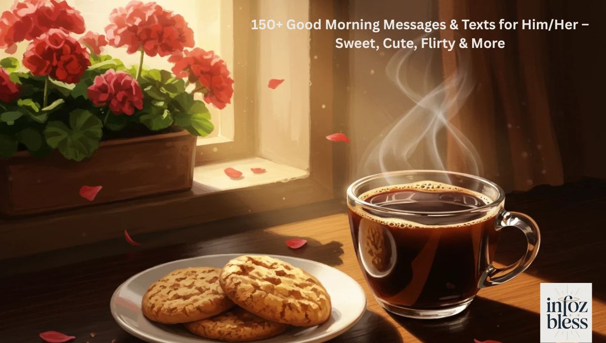 150+ Good Morning Messages & Texts for Him/Her – Sweet, Cute, Flirty & More