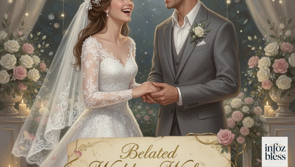 Belated Wedding Wishes for the Bride and Groom
