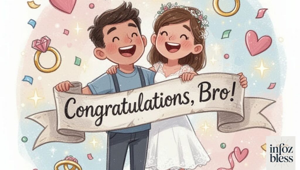 Funny Engagement Wishes for Your Brother