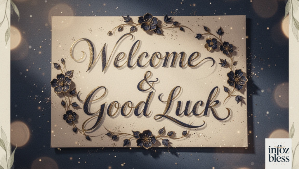 How to Personalize a Welcome or Good Luck Message