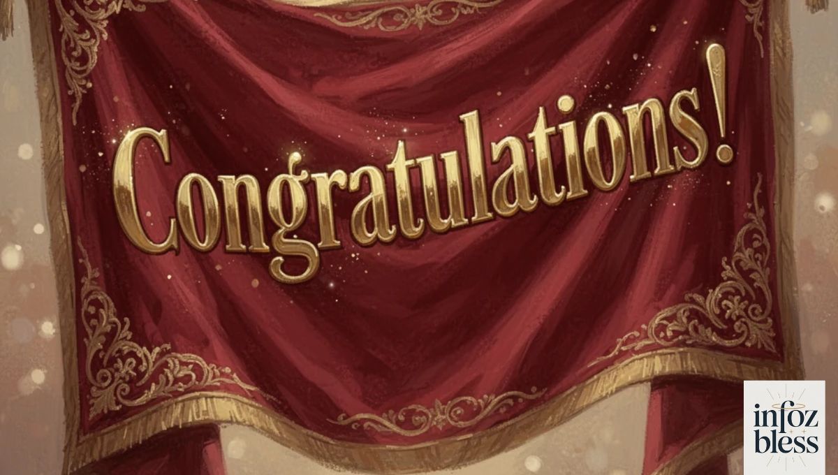 Start With a Clear Congratulations Statement